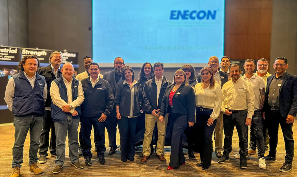 Participantes del “Encuentro de Distribuidores del Cono Sur y USA”, organizado por ENECON Chile.